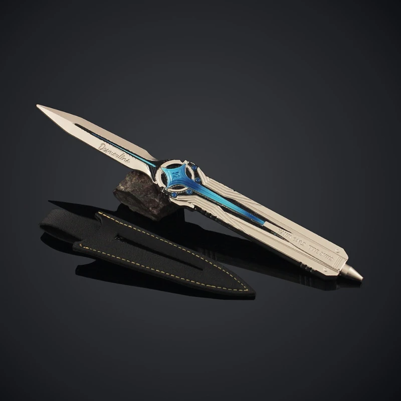 9.45in دلتا فورس لعبة الأجهزة الطرفية بولاريس سكين جيب الحافظة نموذج تأثيري التدريب السيف لعبة معدنية نموذج الحلي الصبي هدية