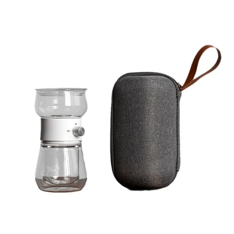 

Portable One-click Tea Separation Cup Travel Tea Set Lazy Teapot