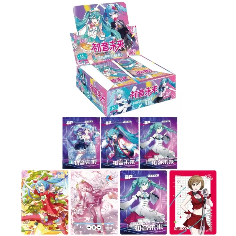 公式正規品-初音ミク-イニシャルシリーズカード-se-bp-sp-限定版カード-アニメコレクションカード-おもちゃ-ギフト-オリジナルボックス