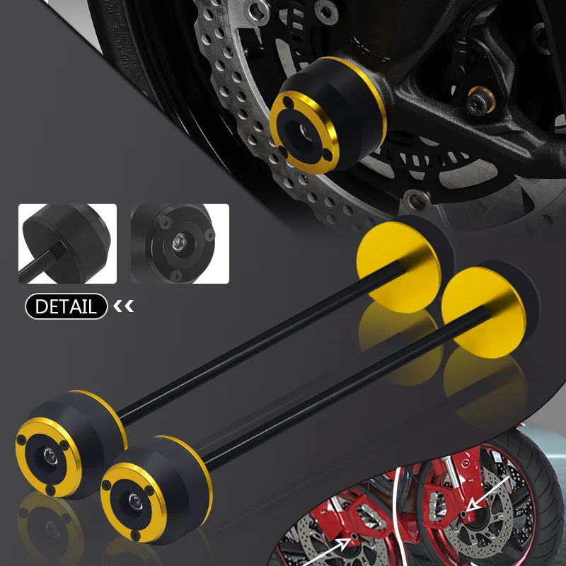 

Motorcycle Front Rear Wheel Axle Fork Sliders Crash Protection Pads For YZF-R3 R3 2015-2024 YZF-R25 R25 2014-2024 yzf-r3 yzf-r25