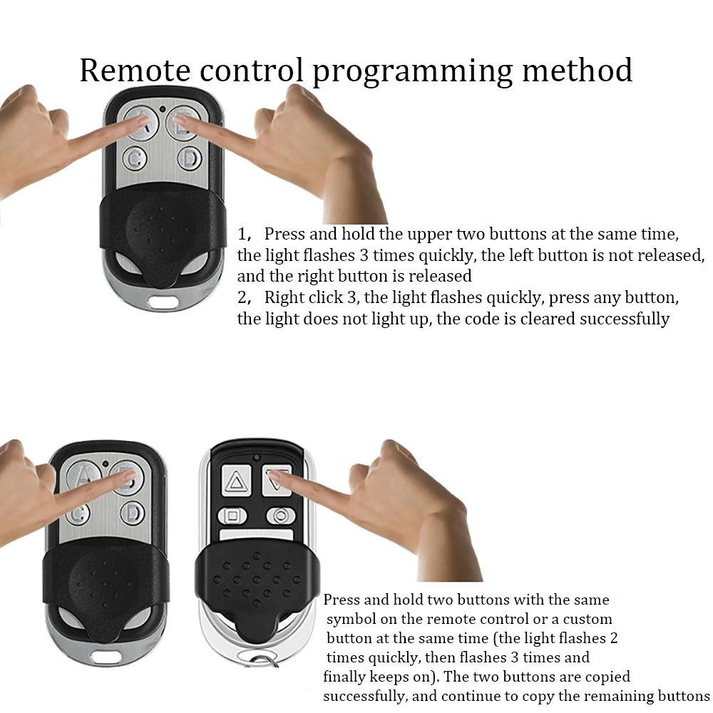 ERREKA Remote Control Door Copier Cloner Suitable for RESON 1/RESON 2 Remote Transmitter 433.92MHz 4 Key