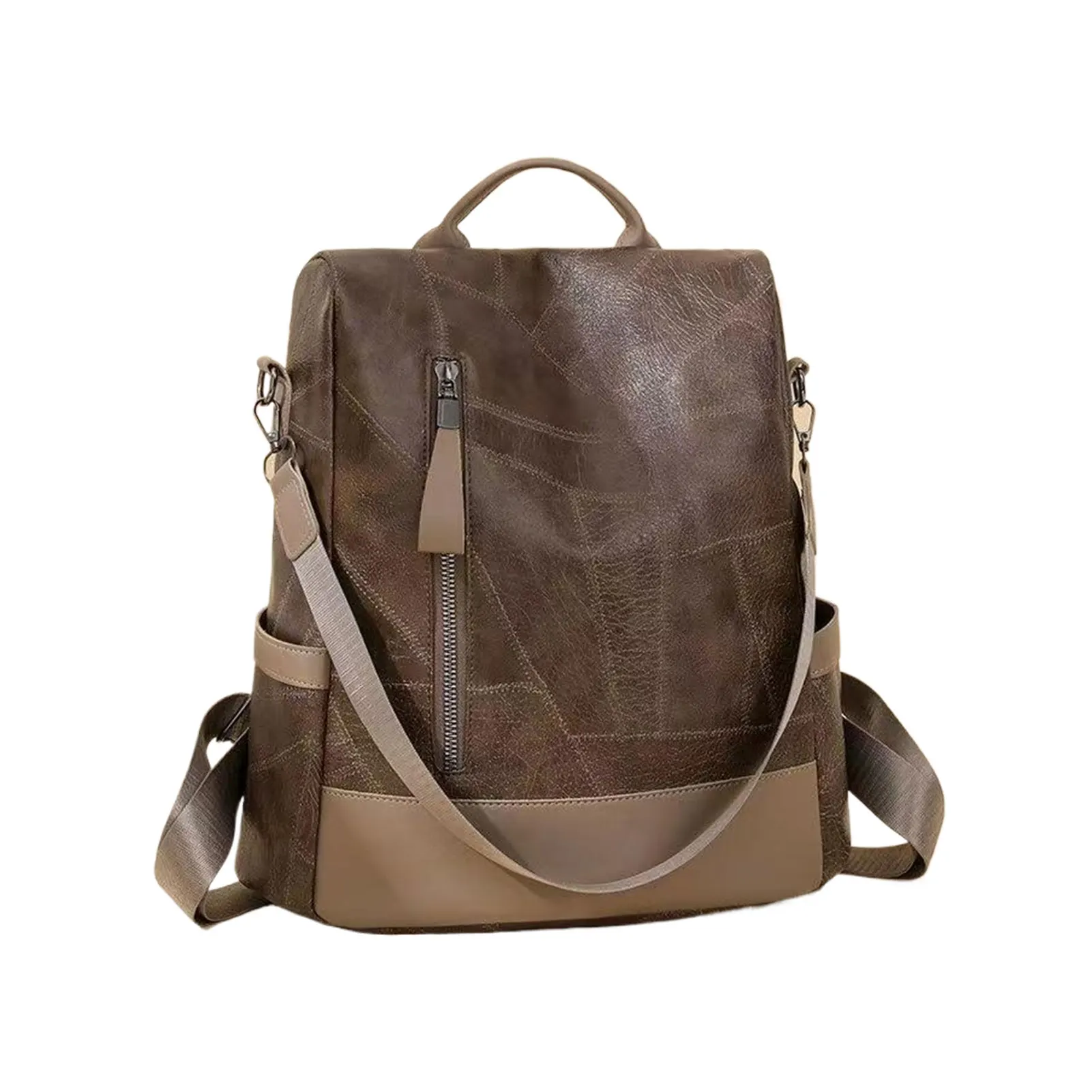 Elegant Temperament Backpack Featuring Adjustable Shoulder Strap Contraction Buckle Using Multiple