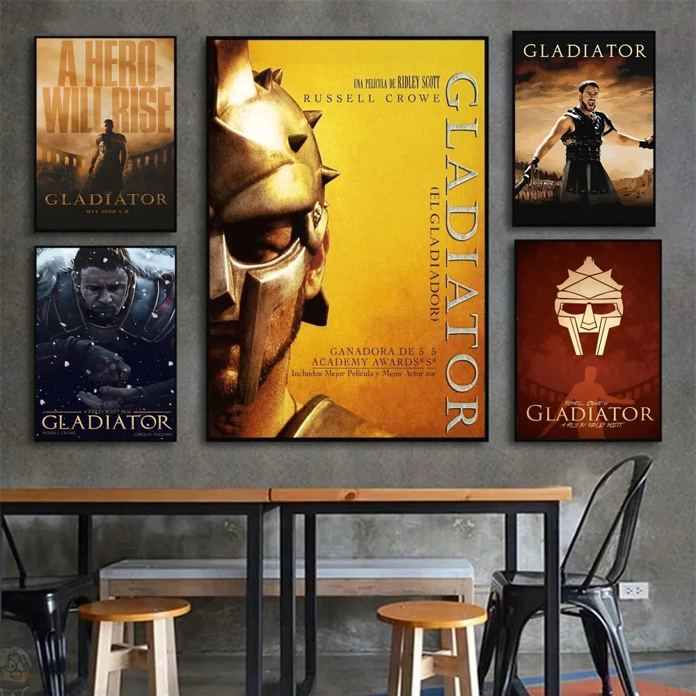 Maximus Gladiator Movie Poster Wall Art Home Decor Room Decor Digital Painting Living Room Restaurant Kitchen Art