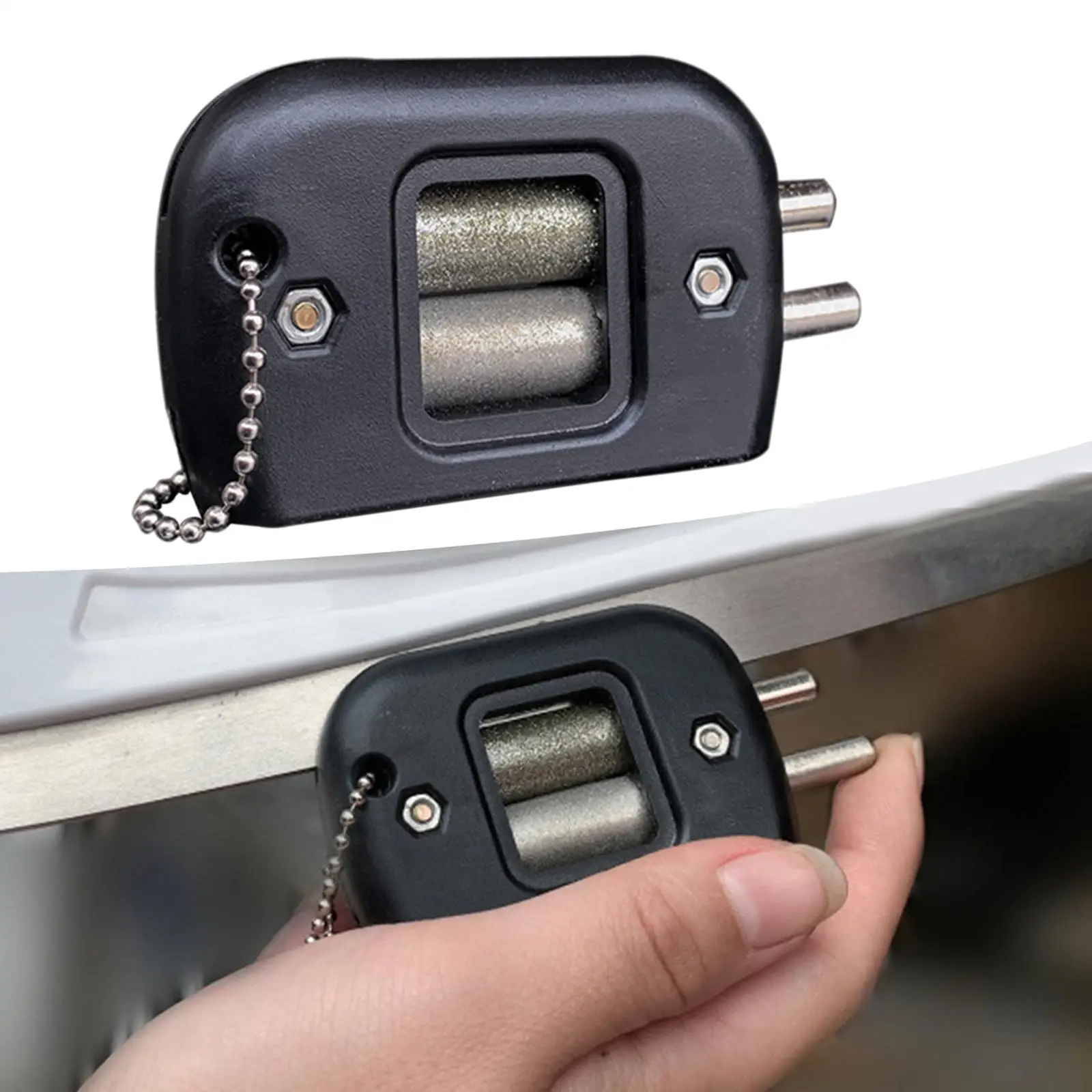 Diamond Grindstone Ice Skate Sharpener Wear Resistant Portable Blade Maintenance Tool for Ice Hockey Skates
