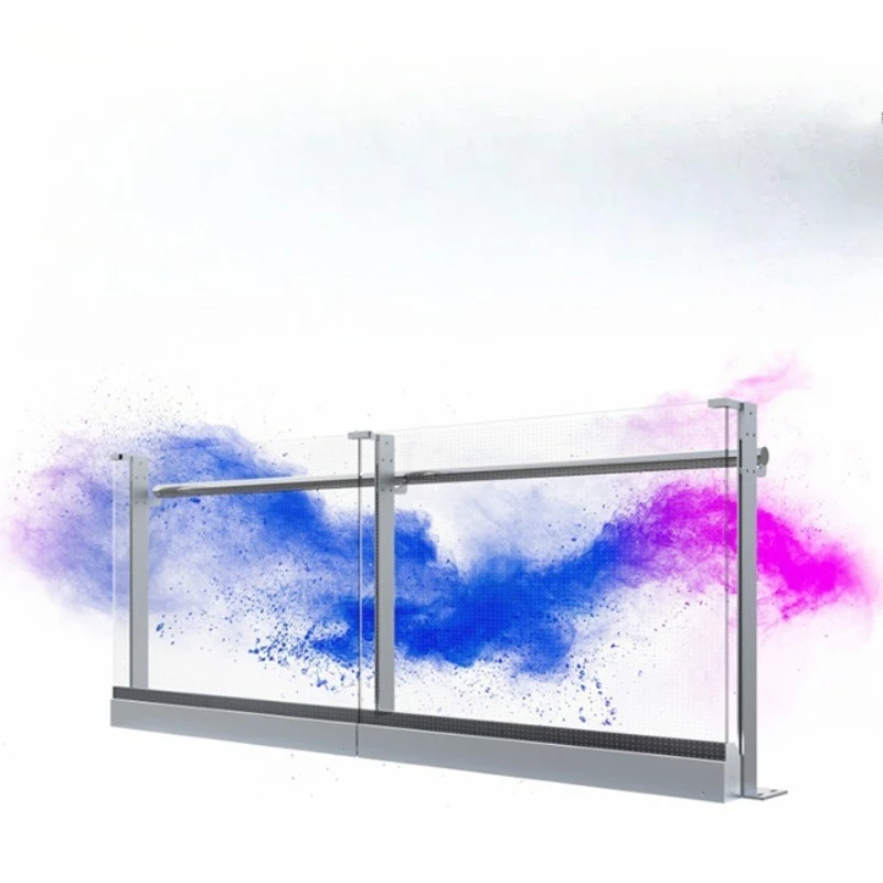 High Brightness Sunlight Readable LED Glass Barrier P10 Waterproof IP65 Outdoor Shopping Mall Hanging Advertising Video