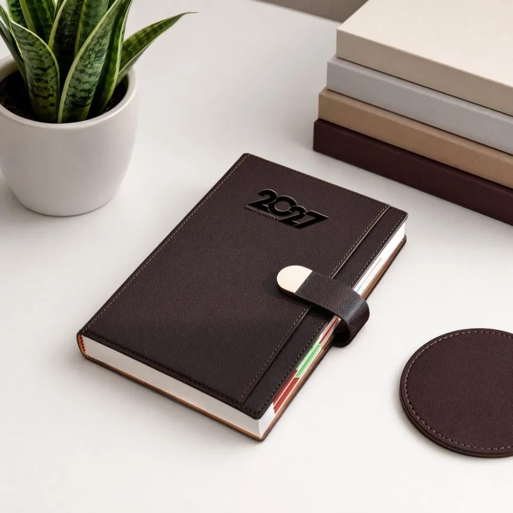 A5 2027 Schedule Book Convenient Diary Writing Pads Agenda Planner Notebook Multi Functional Calendar Notebook view 4