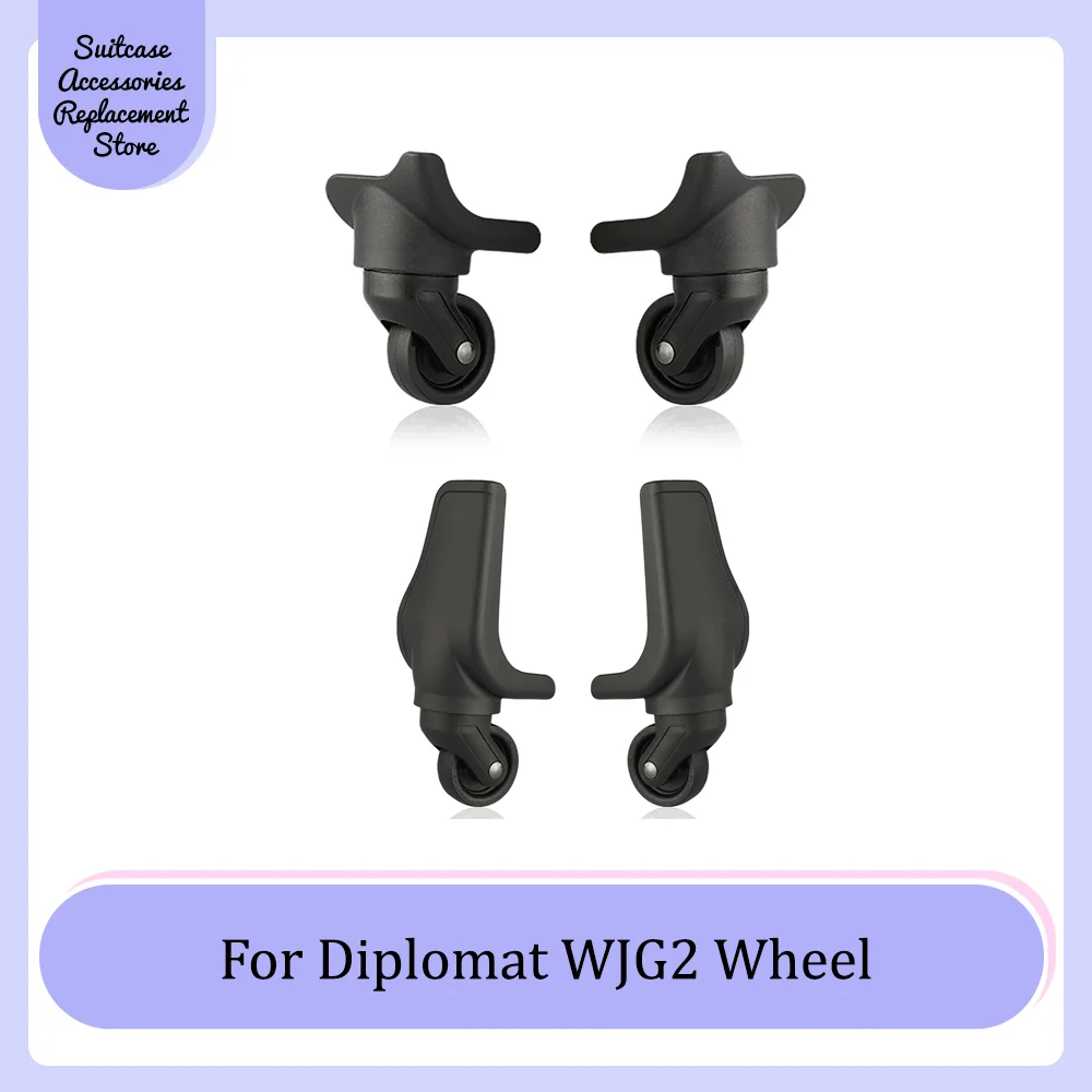 

For Diplomat WJG2 Universal Wheel Replacement Suitcase Smooth Silent Shock Absorbing Durable Wheel Accessories Caster Wheels