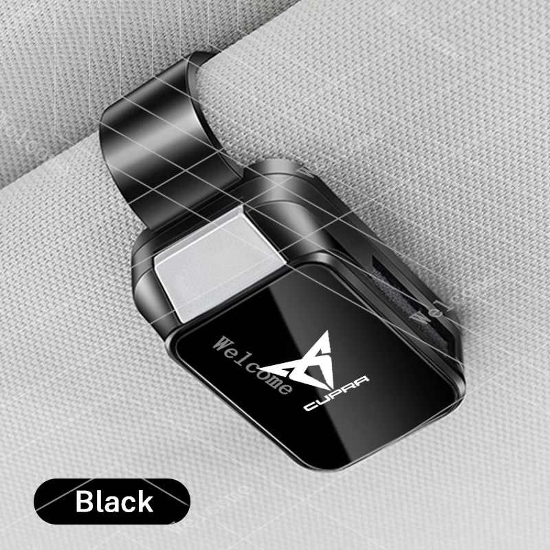 Picture 5: Car Sun Visor Glasses Clip Auto Sunglasses Holder Card Case For SEAT Cupra Ibiza Leon 300 Ateca Exeo Tarraco Altea valve core