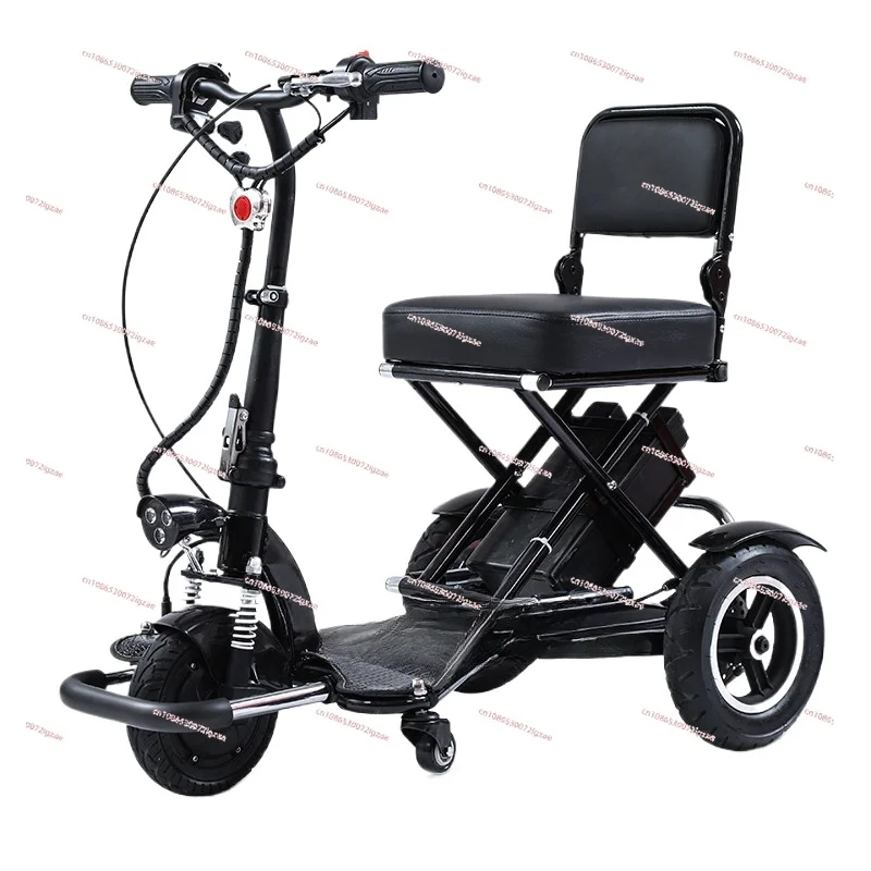 

For Seniors Mobility Scooters Disabled Three Wheeler Trike 48V12A40-50KM Folding Electric Tricycle