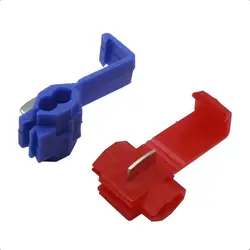 【20-5PCS】Solderless Quick Splice Wire Connectors, 22-10 AWG Scotch Lock Snap Electrical Wire Connector(22-18AWG Red 18-14AWG