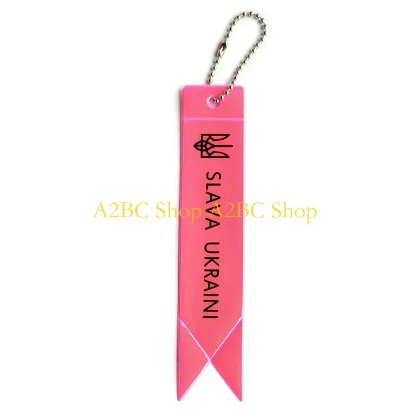 A2BC Child Safety Reflectors Keyrings Stylish Reflective Keychain Backpack Reflectors