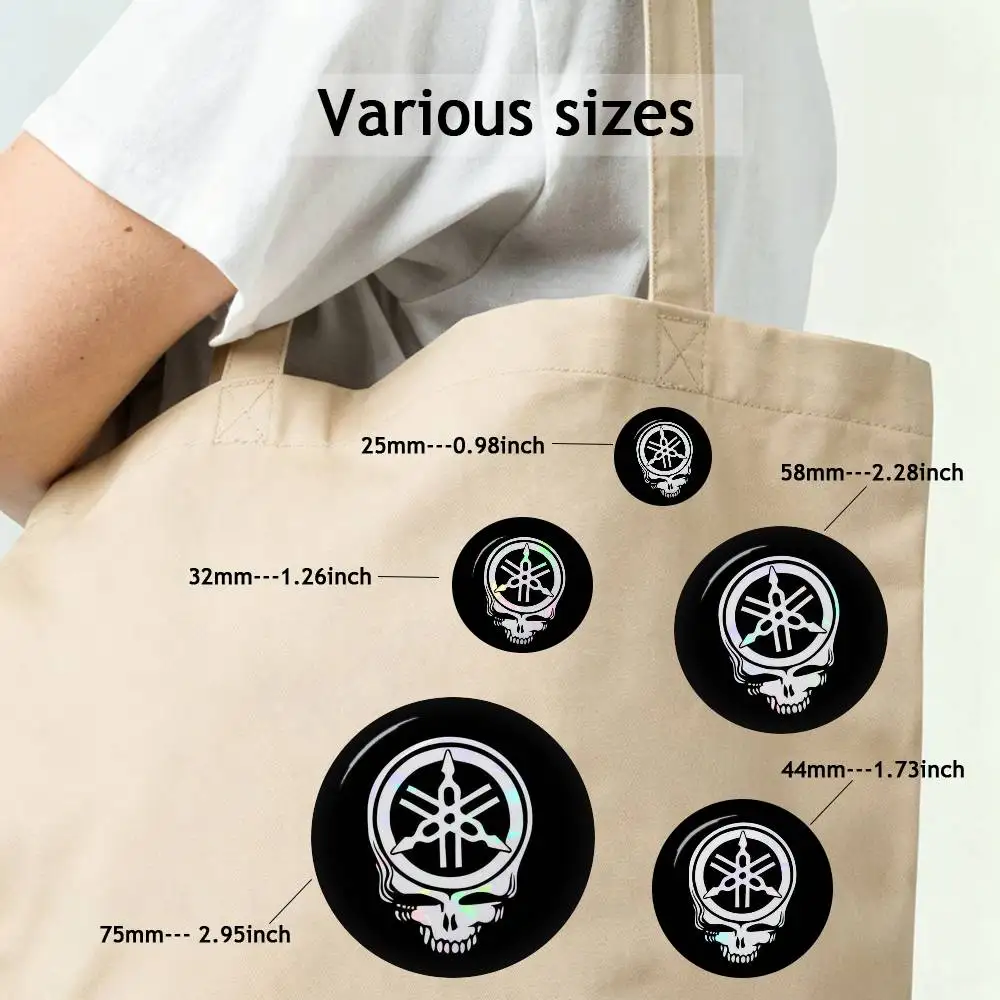 Motorcycle Racing Y-YamahaS Badges Round Exquisite Badge Brooches Creative Pins For Clothes Hat Backpack Gift Accessories
