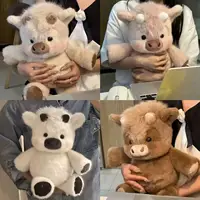 Creative Gift Soft Pig Stuffed Animal Plush Pillow Emotional Support Cute Stuffed Animals Plush 17.7inch Stuffed Toys 2