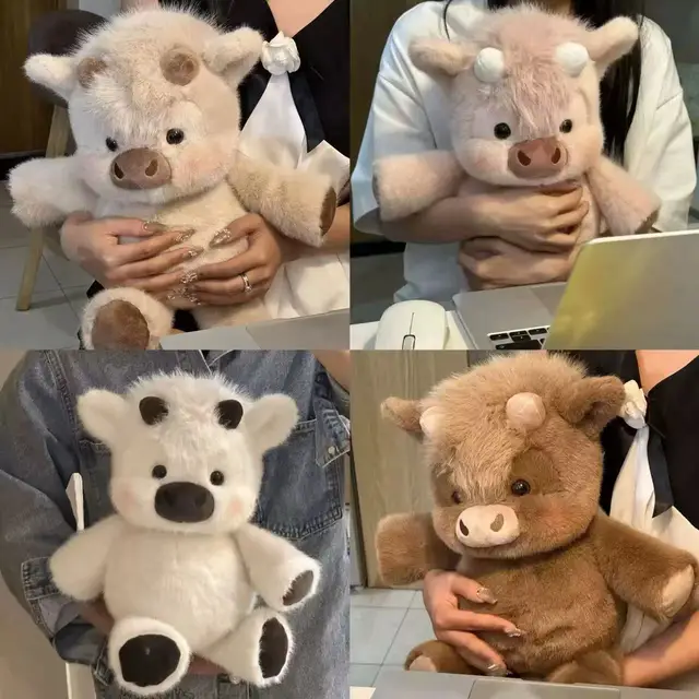 Creative Gift Soft Pig Stuffed Animal Plush Pillow Emotional Support Cute Stuffed Animals Plush 17.7inch Stuffed Toys 2