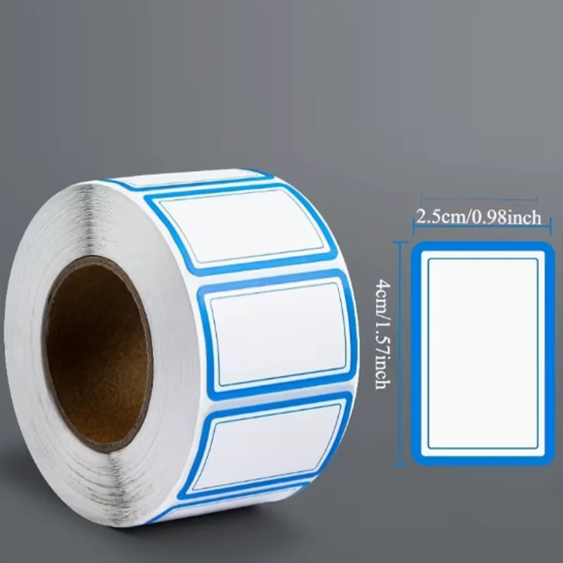 500 pieces large pack self-adhesive labels. With built-in adhesive, no extra glue needed. Easy to peel and stick.