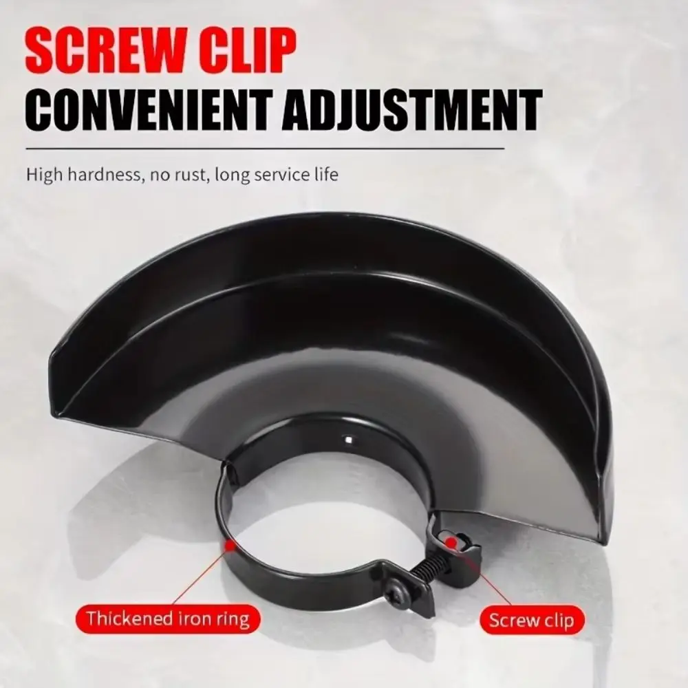 

Metal Angle Grinder Protective Cover Replacing 100/115/125 Type Grinder Disc Wheel Cover Safety Black