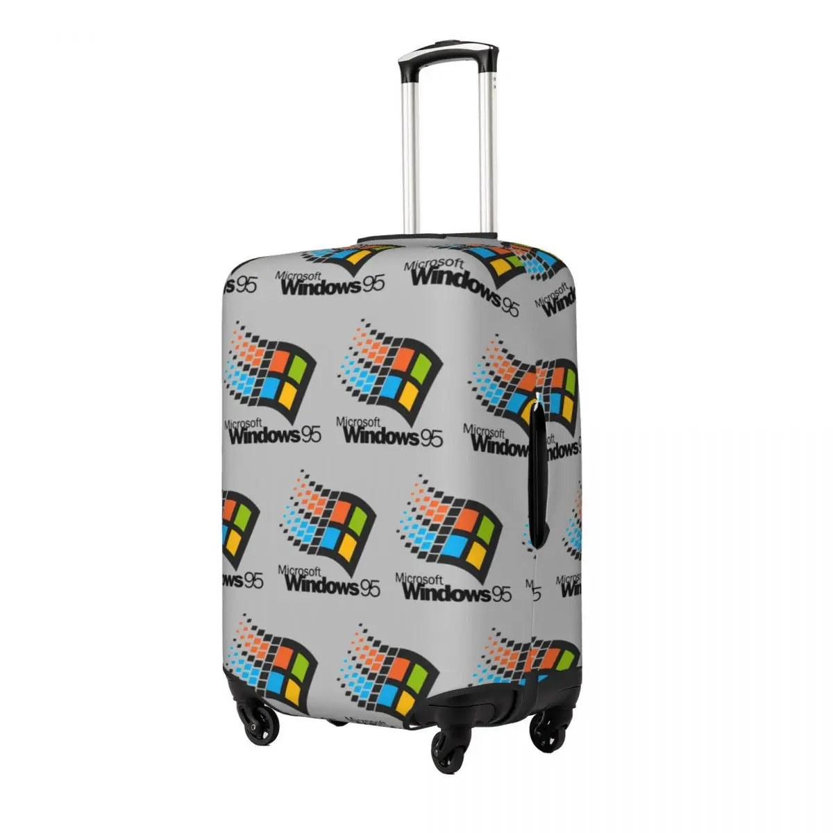 

Windows 95 Small Suitcase Cover Protection Elastic Travel Luggage Protector Covers for 18-32 Inch
