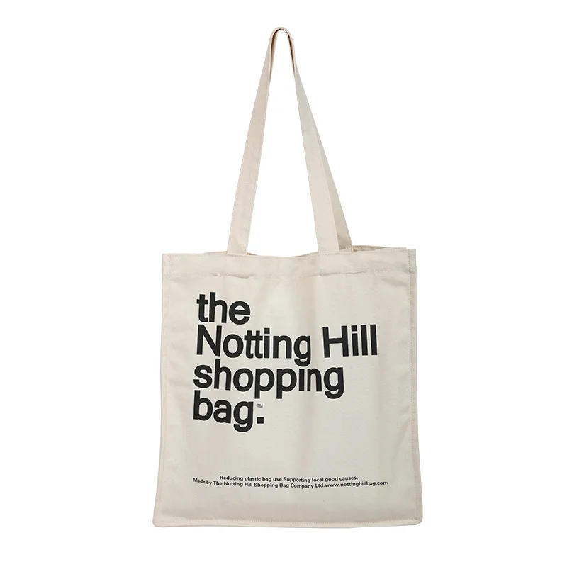 Women Canvas Shopping Bag Notting Hill Books Bag Female Cotton Cloth Shoulder Bag Eco Handbag Tote Reusable Grocery Shopper Bags