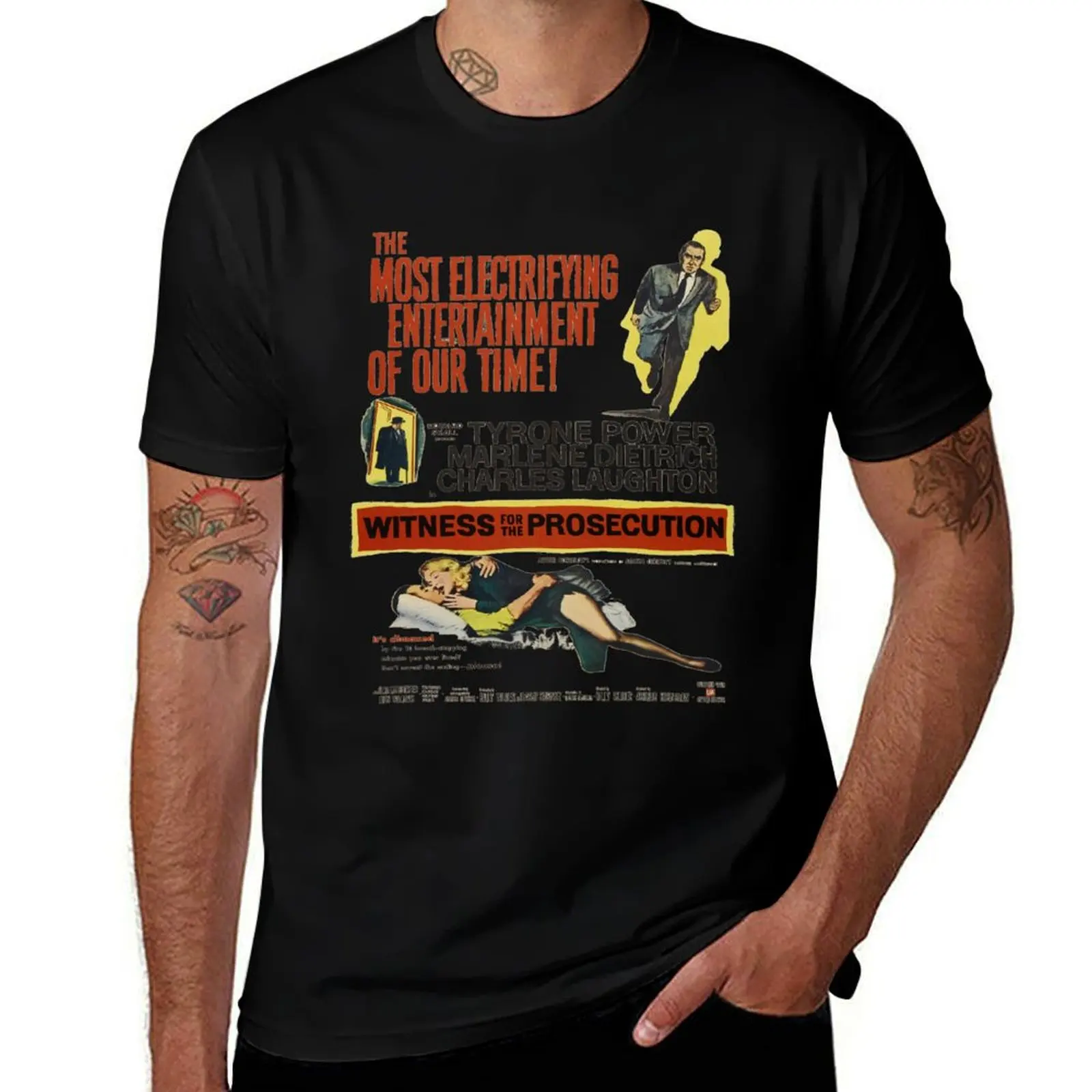 Witness for the prosecution 2 T-Shirt Active Sports Short Sleeve Cotton Shirt T-Shirt