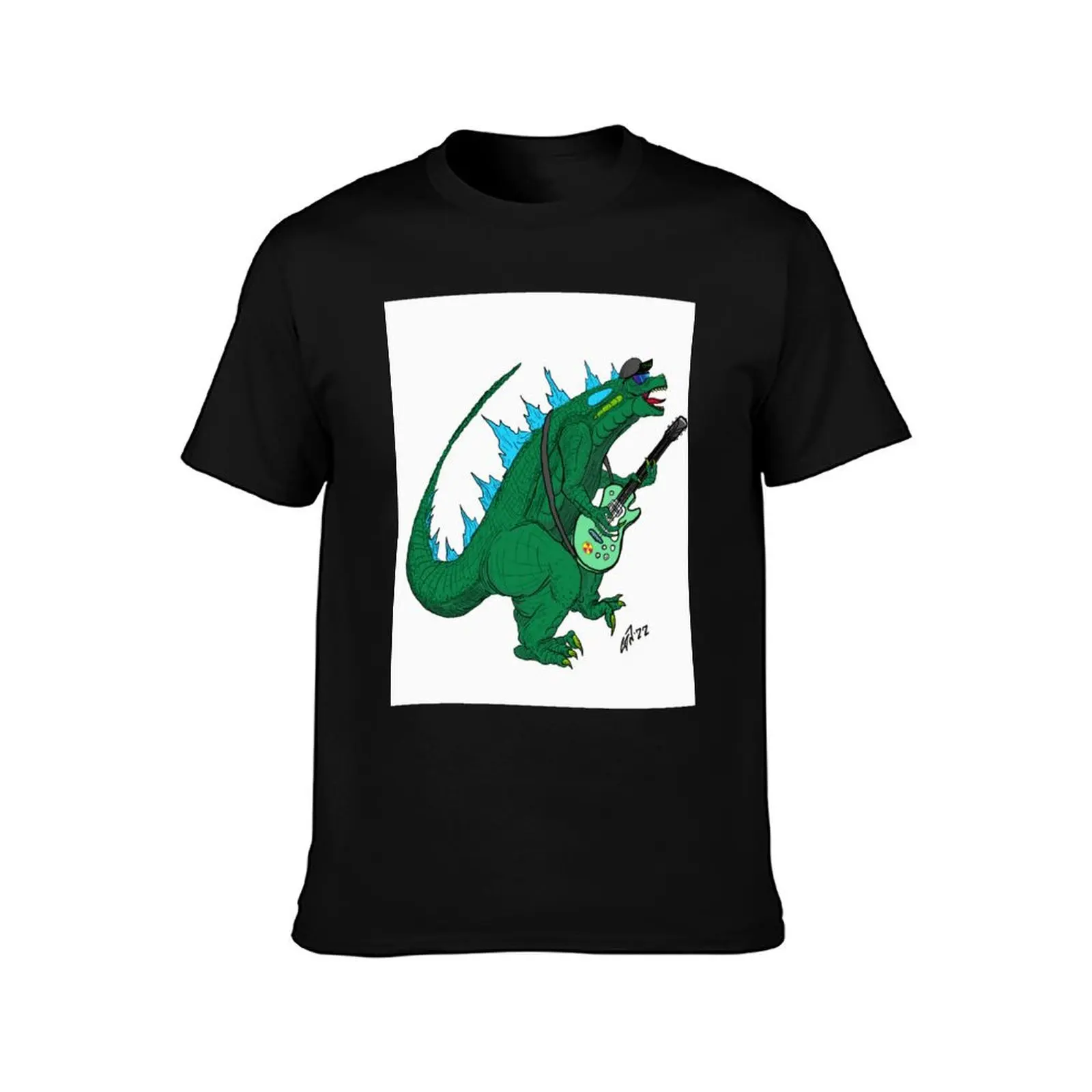 Atomic Thunder Lizard Shreds! T-Shirt Work Wear Breathable Tee T-Shirt
