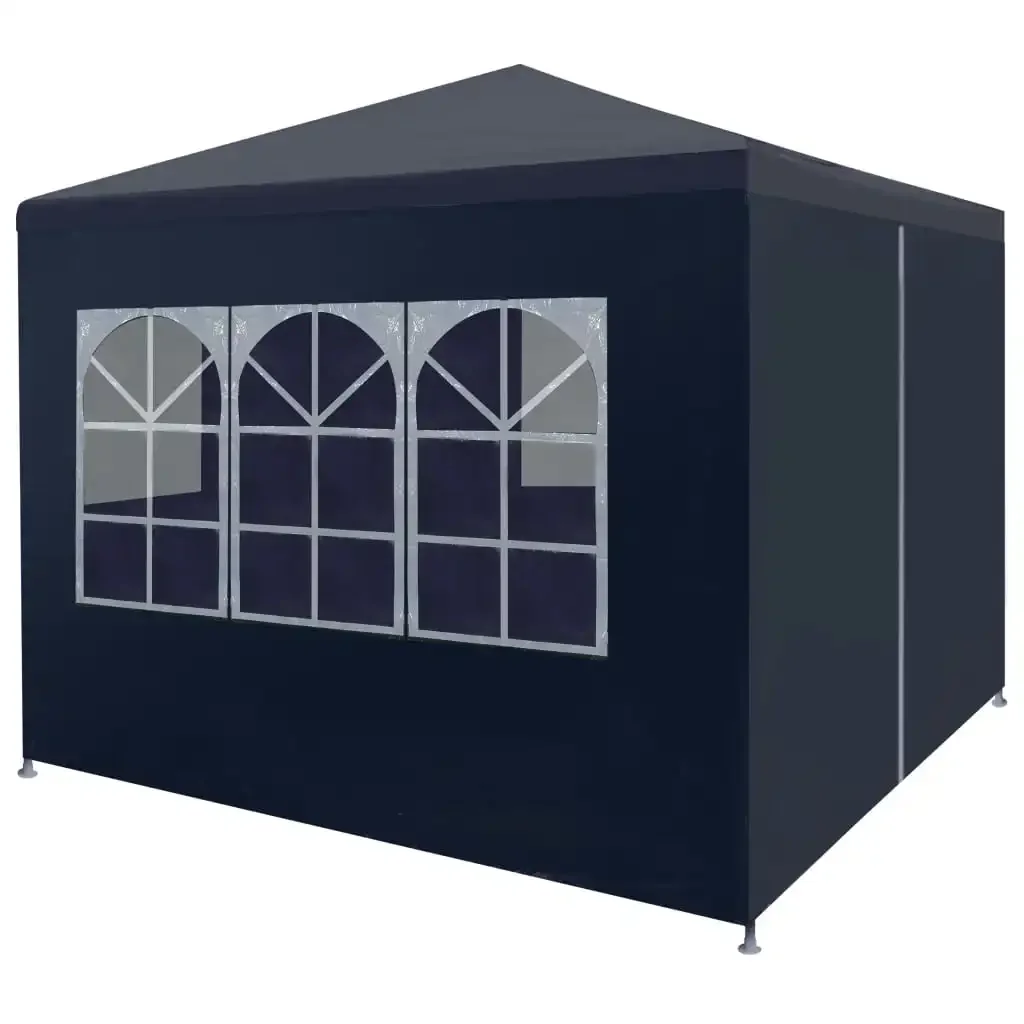 3x3 m Blaues Aufnahmezelt für Gartenbedarf, Überdachung, Outdoorbedarf, Markise, Sonnenschirm,