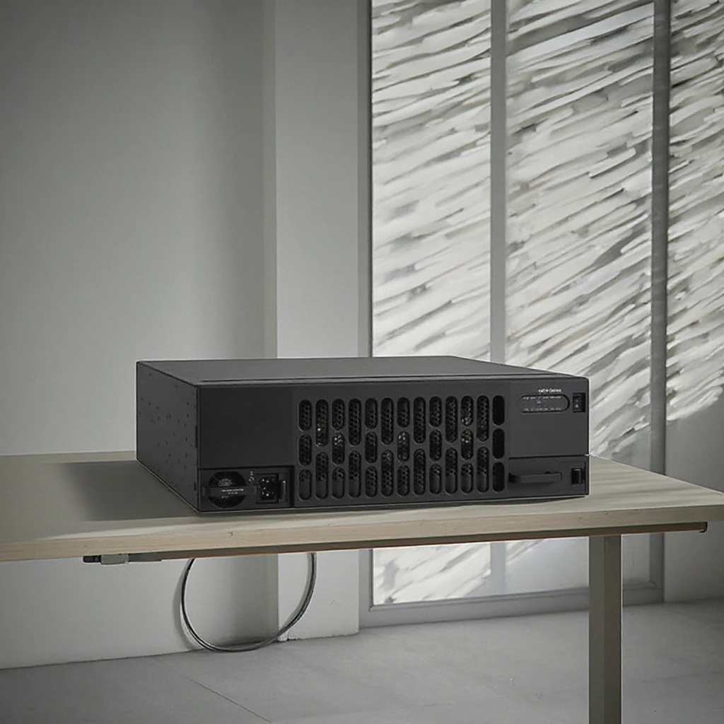 ISR4461/K9 Network Router 1000Mbps Wired Modem QoS Firewall VPN VoIP Wireless Features Enterprise Use Supports 5G Wi-Fi 4G Sim