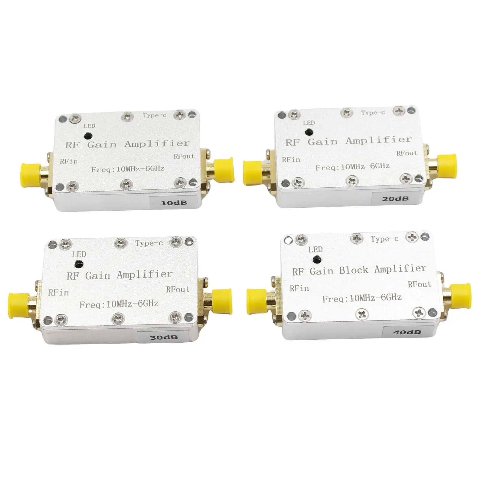 10M-6GHz High Gain Push RF-Amplifier 46*30*12mm For Signal Gain And Small Signal Amplification In Various Radio Transmitters