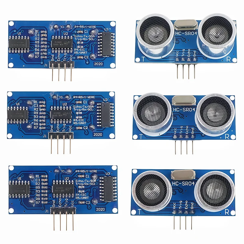 1-10PCS/Ultrasonic Sensor HC-SR04 HC-SR04 To World Wave Detector Ranging Module HC SR04 Distance Sensor 3.3V-5V