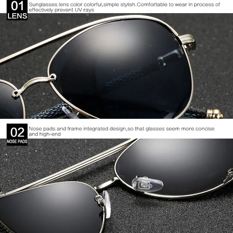Steampunk Sonnenbrille Marke Design Männer Frauen Vintage Metall Punk Sonnenbrille UV400 Shades Brillen – Detail 6