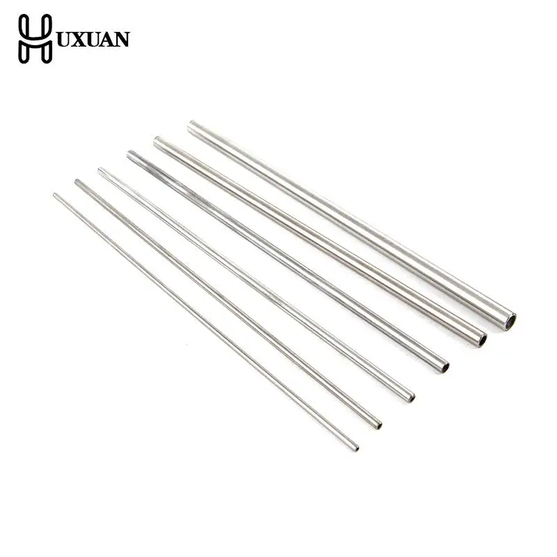 

250mm Silver Round 304 Stainless Steel Capillary Tube Pipe Hollow Circular Tube OD 3/4/5/6/8/10mm ID 2/3/5/6/8mm