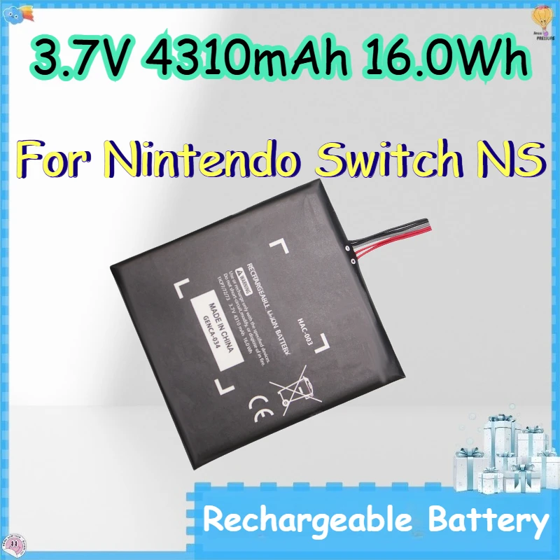 

3.7V 4310mAh 16.0Wh Battery for Nintendo Switch NS Replacement Rechargeable Battery NS Repair Parts
