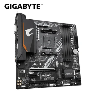 Plate Aorus Elite Mother, Micro-ATX socket, AM4 for Ryzen 5000, 4000, 3000, CPU, Dual Channel, DDR4, SATA3, M.2, New 8 Main Sales Plate AM4 - №3