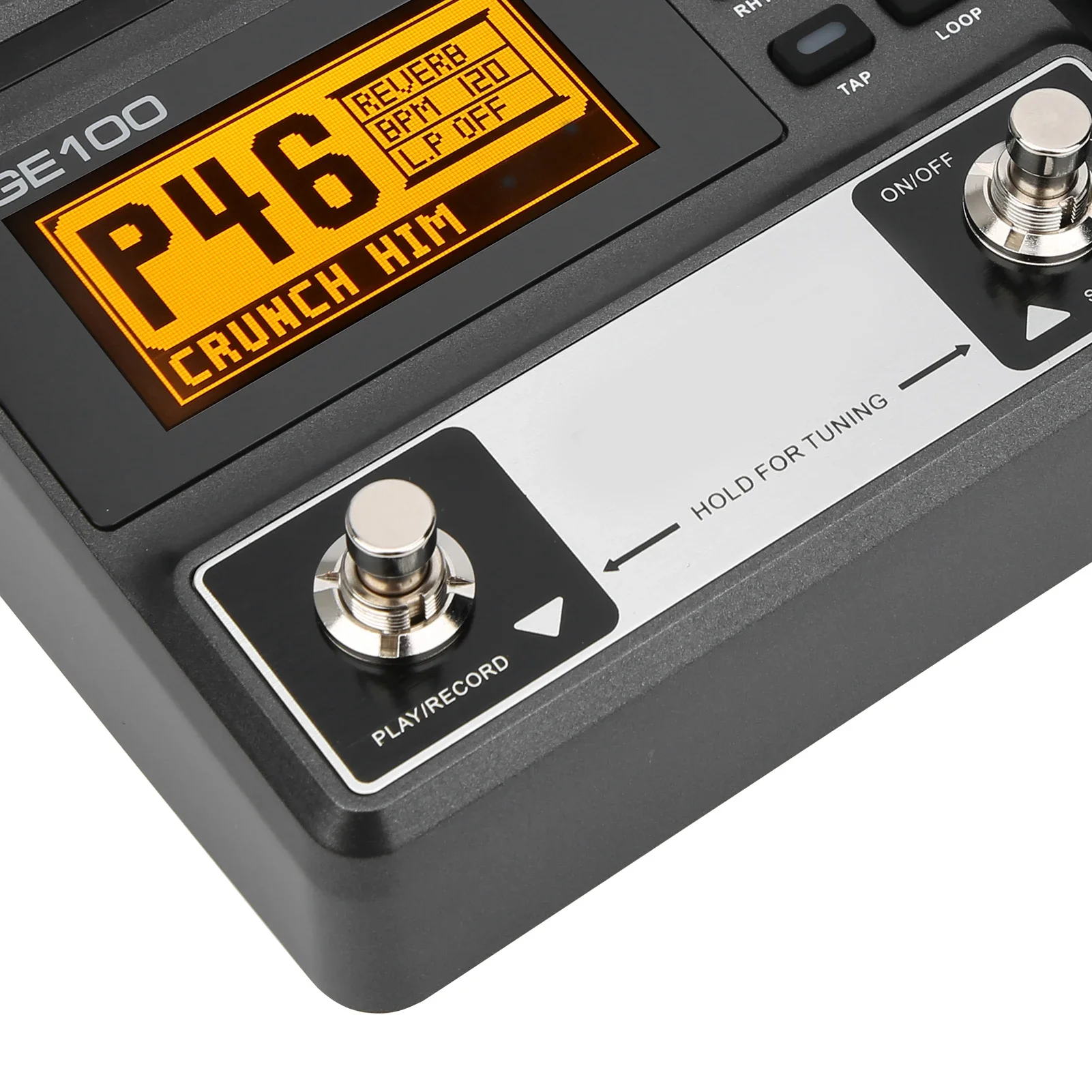 

Hooqu Guitar Multi Effects Pedal With 180 S Loop Recording Touch High Light LCD Display
