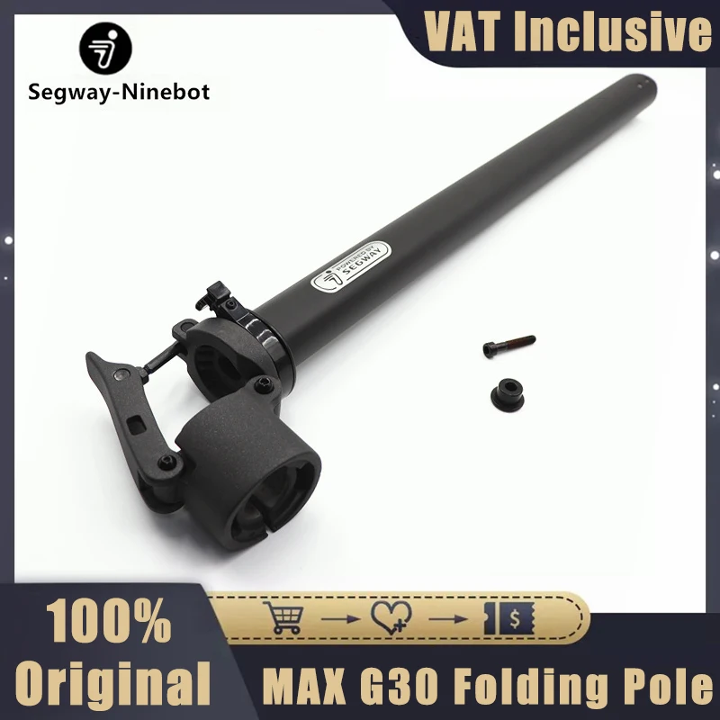 Original G30 Folding Pole Parts for Ninebot By Segway Max G30 Electric Scooter Front Folding Pole Replacement