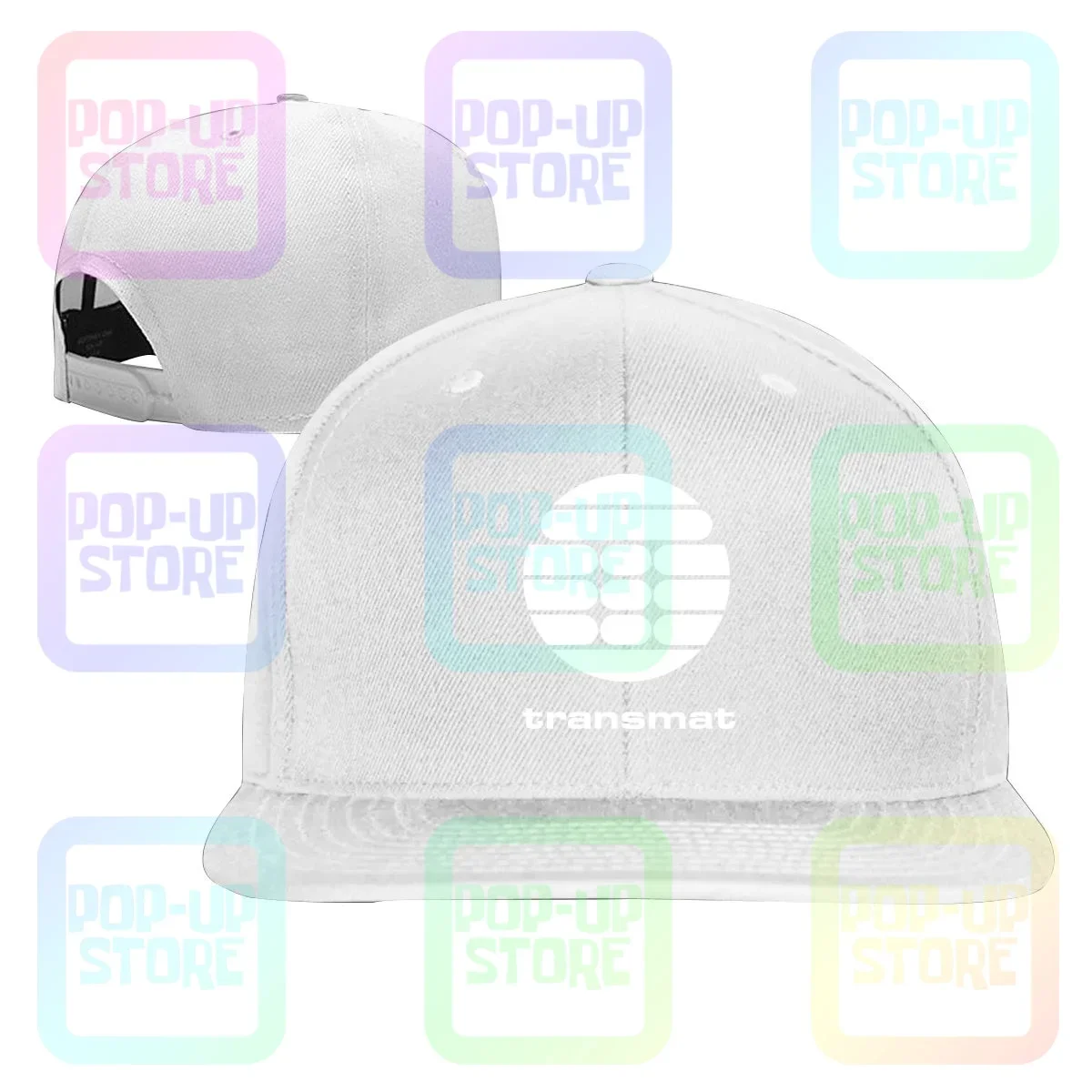 Transmat Records Detroit Techno Derrick May Edm House Music Snapback Cap Baseball Caps Top Streetwear