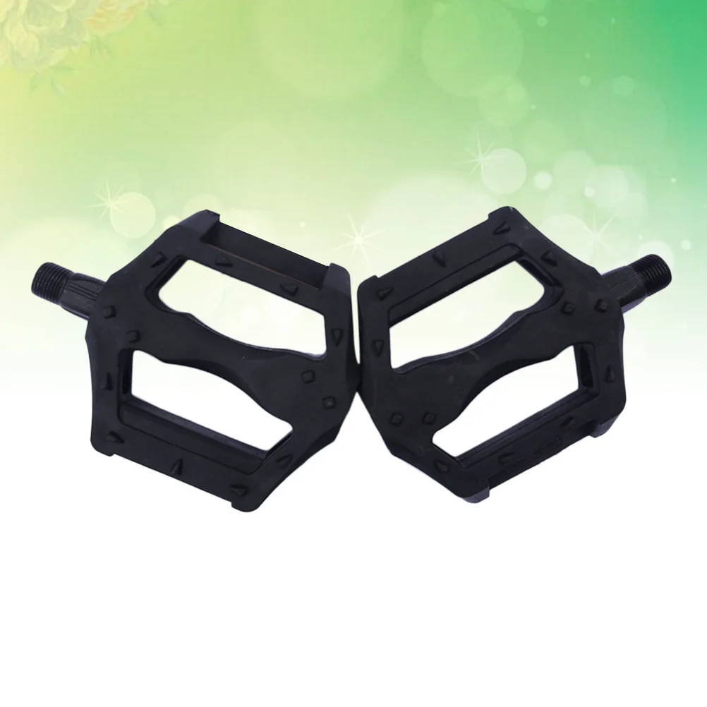 

1 Pair Of Plastic Road Pedals Durable Anti-Skid Design For Mountain Cyclocross City Bike Cruiser Folding Junior Bicycle Bike