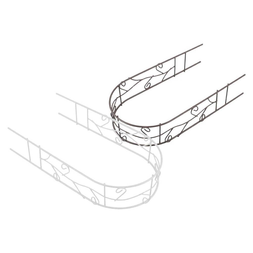 

2pcs Mini Iron Archway For Dollhouse Gardens Micro Landscape Decor Durable Outdoor Miniature Accessory Diy Fairy Garden