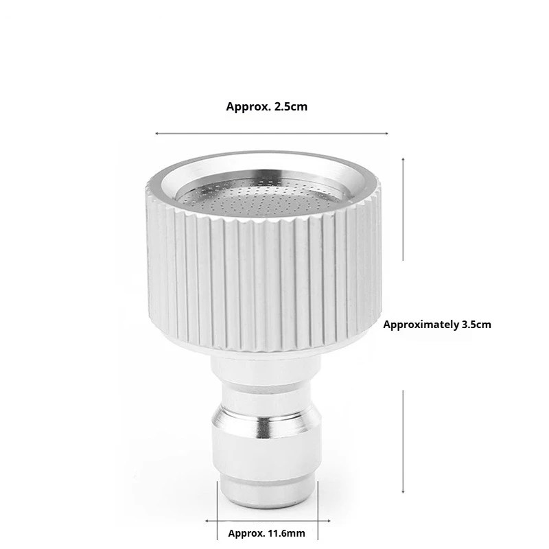 High Pressure Wash Water Gun Garden Watering Shower Tool Sprayer Nozzle Adaptor Stainless Steel Cleaning Machine Quick Connect