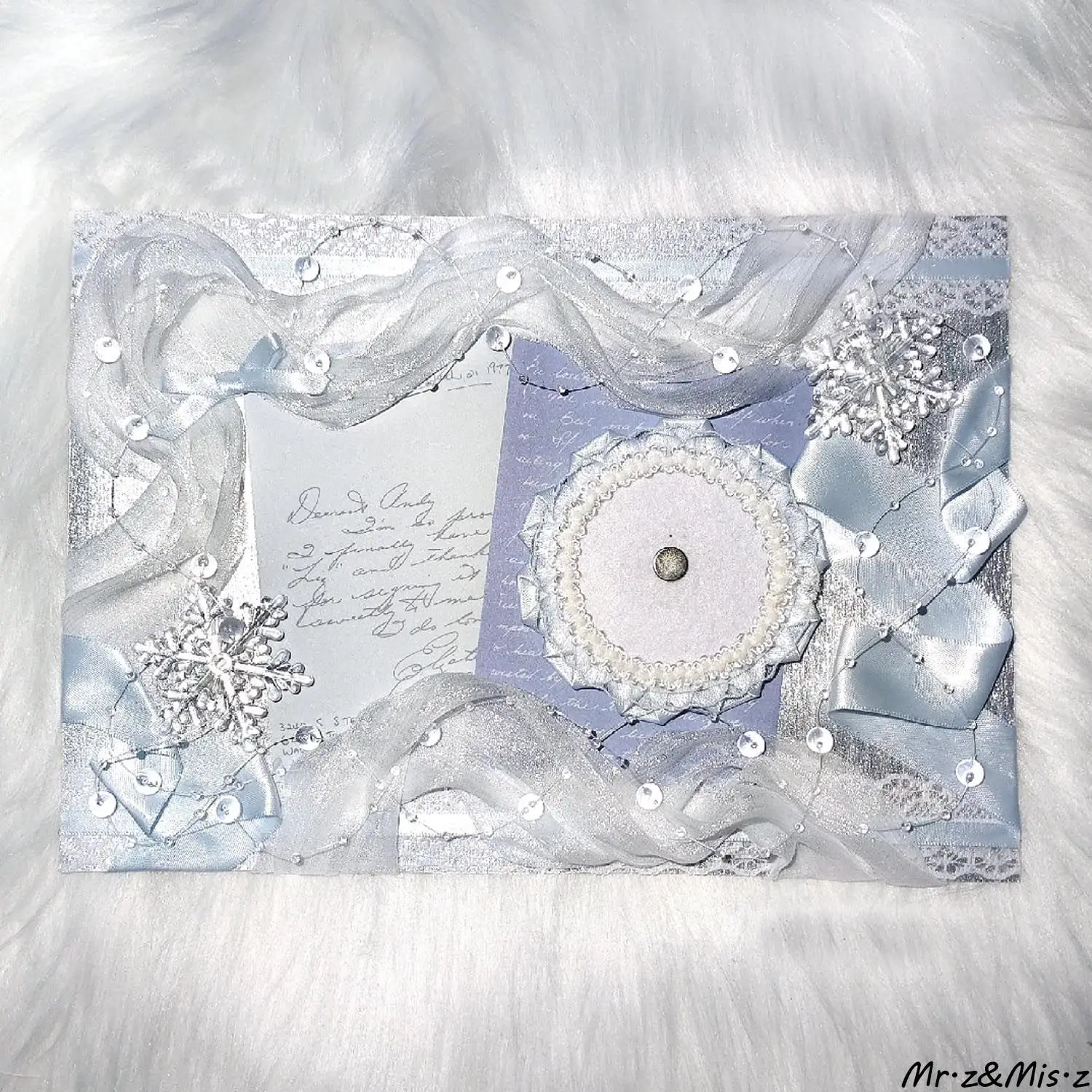 Winter Snow Theme Ita Board DIY Kit, 3 Styles, Photocard Badge Display, Lolita Anime Goods Itabag Board Goods DIY Material Kit