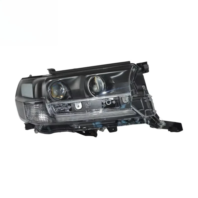 

Factory Direct LED Headlights Compatible with Land Cruiser LC200 LC300 2016-2020 Black Version 12V LED Car Lights