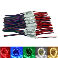 Mini 3 Keys RGB Controller DC 12V 24V 6A Brightness Dimmer 4 Pin wire for Constant Voltage  LED 2835 5050 Color Strip Light