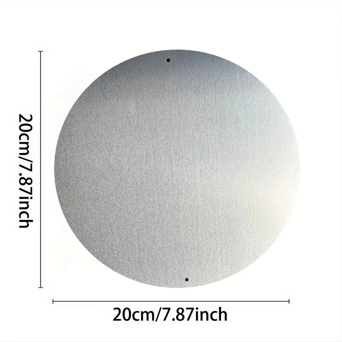 2D Flat - 1pc 8*8In/20X20Cm 2D Flat Round Aluminum Sign, Vintage Aluminum Plaque about 