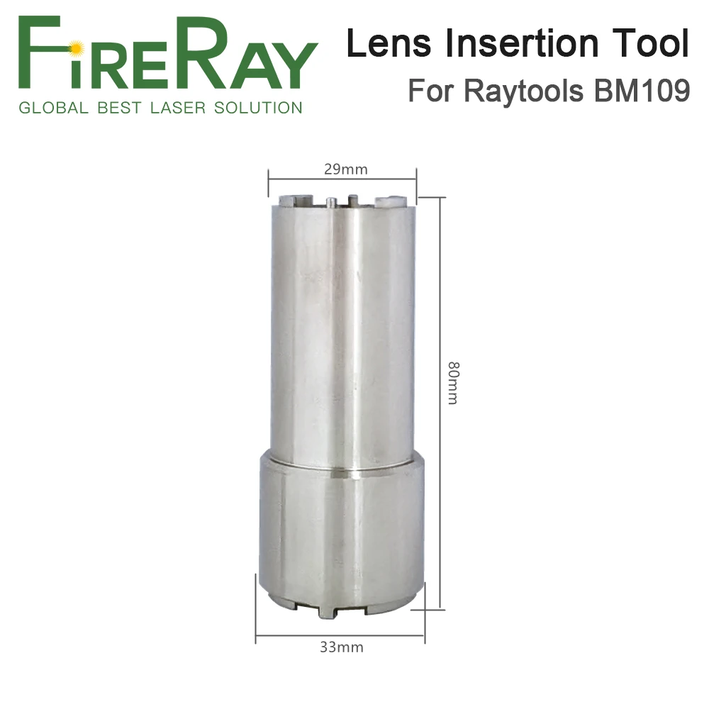 FireRay Raytools Lens Insertion Tool for Focusing and Collimating Lens BT210S BT240S BM111 BM110 BM109 Laser Cutting head