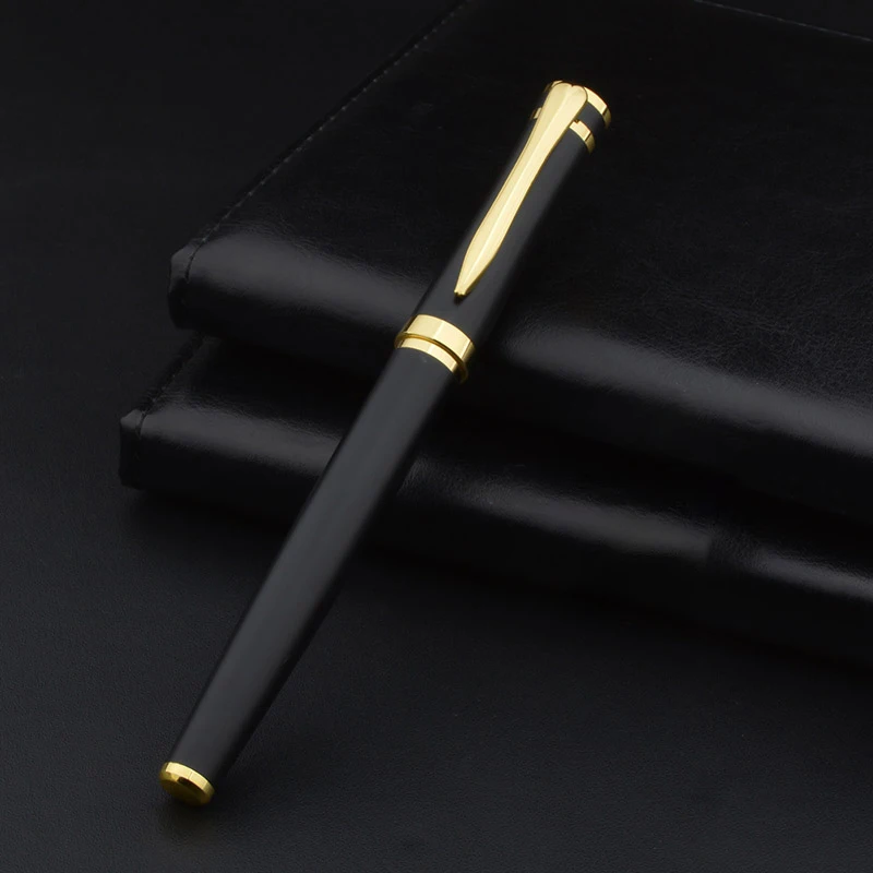 Wingsung 9376 Hooded Fountain Pen All-steel Paintless1.0/1.5mm  Art Bent Nib Pen Tip Student Calligraphy Practice Writing Pen