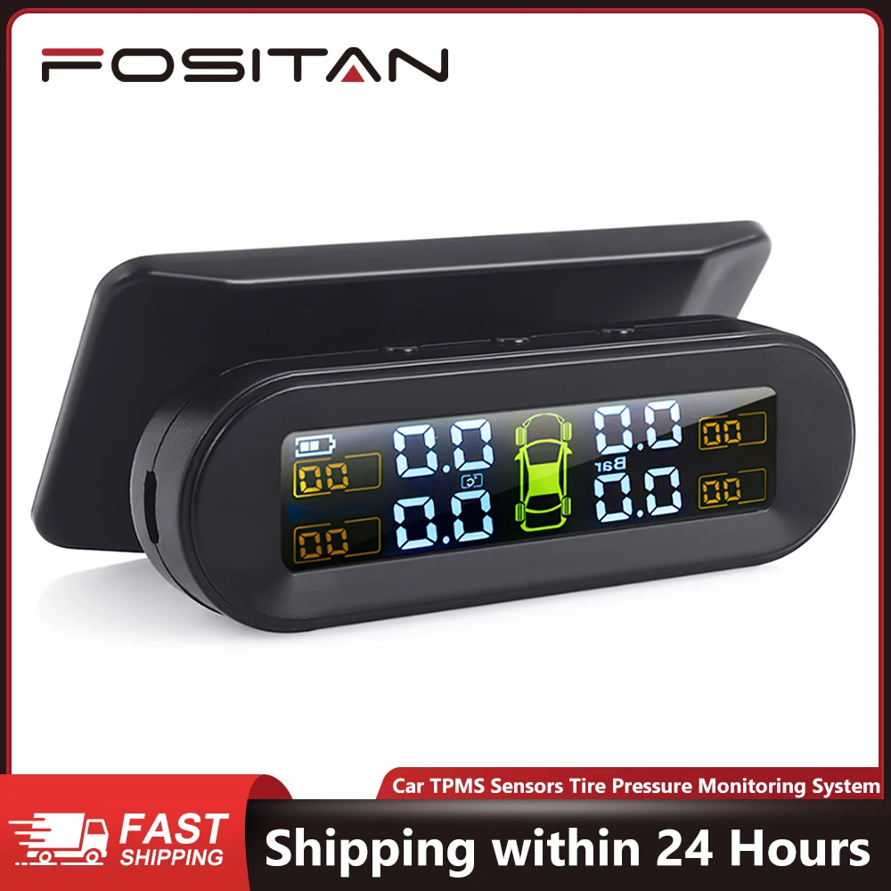 

Tire Pressure Monitoring System Solar TPMS Tire Pressure Sensor Fuel Save Auto Security Alarm Tire Pressure Control System