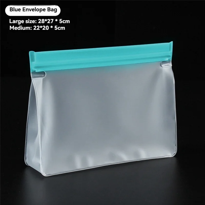 L56A-8PCS أكياس جالون قابلة لإعادة الاستخدام أكياس تخزين المواد الغذائية القابلة لإعادة الاستخدام أكياس الفريزر أكياس الغداء القابلة لإعادة الاستخدام لتخزين المطبخ
