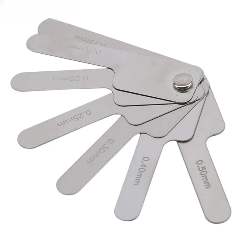10×7Pcs/set Tooth Gap Measure Dental Interproximal Reduction Gauge Ruler Reciprocating IPR System Stainless Steel Instrument