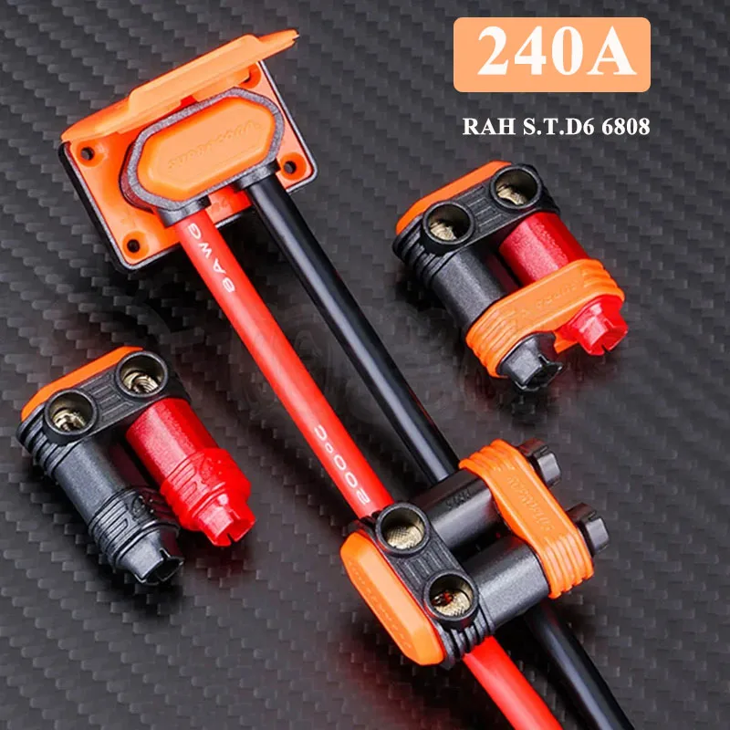 

Позолоченная розетка RAH S.T.D6 6808 90 ° Мужская и женская модель самолета БПЛА, разъем для литиевой батареи, пайка не требуется, штекер типа «банан»