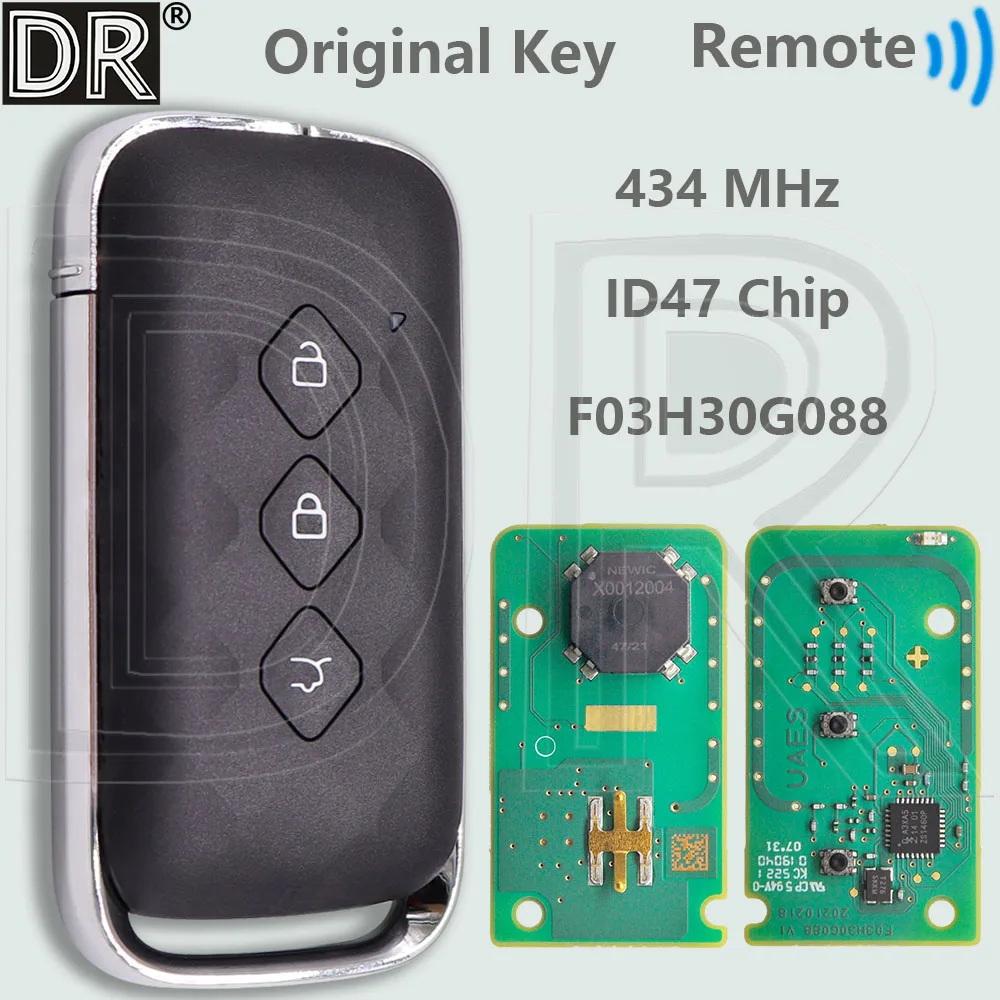

DR Brand New Original ID47 Chip 434MHz Proximity Smart Card Car Remote Key For Chevrolet Aveo
