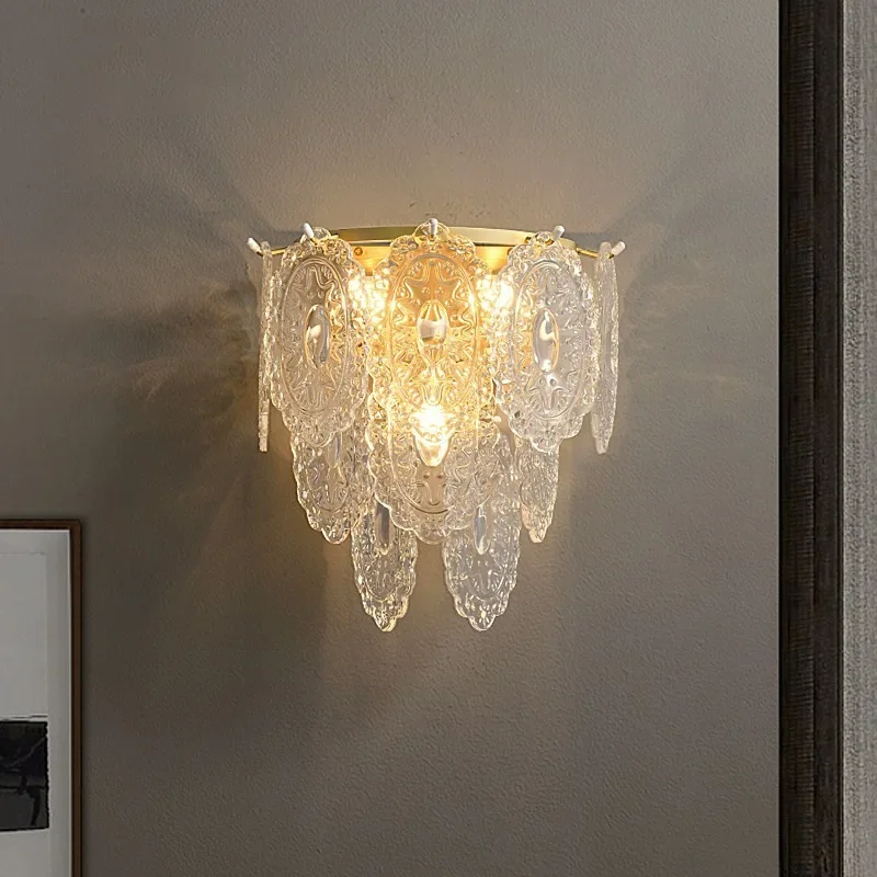 Crystal chandelier Nordic postmodern creative crown living room dining room lighting voice voice-activated LED smart light